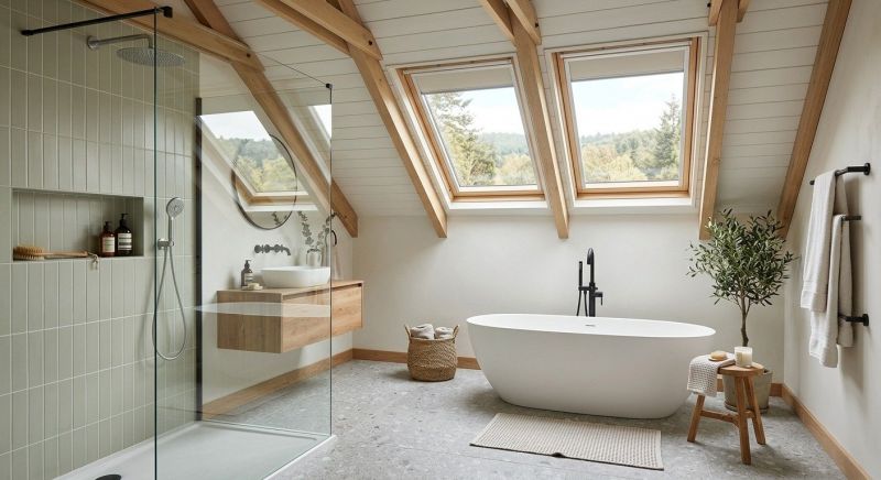 Attic Bathroom Remodeling in Elizabeth, CO
