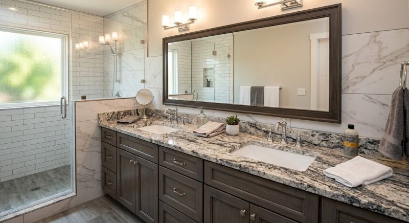 Granite Shower Installation in Elizabeth, CO