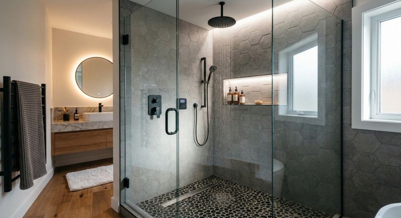 Granite Shower Installation in Elizabeth, CO